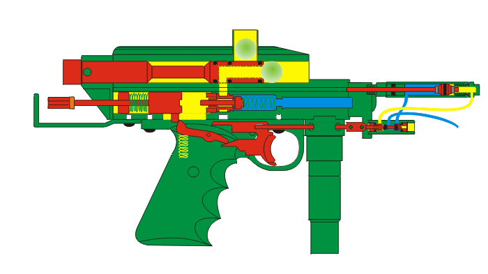 Как стреляет Пейнтбольный маркер Autococker Как стреляет Пейнтбольный маркер Autococker