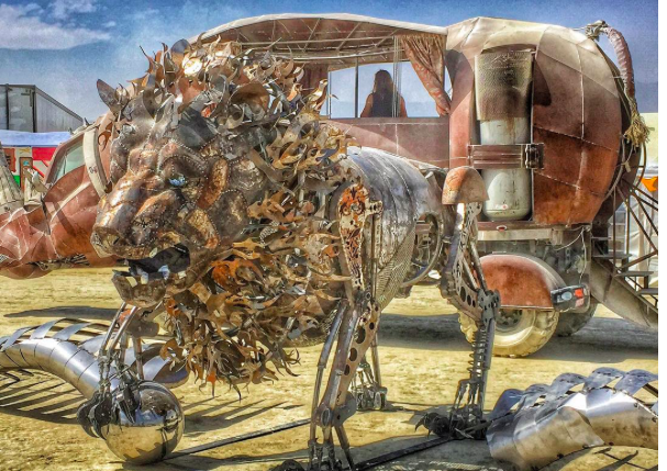 Лучшие снимки и видео людей и инсталляций на Burning Man 2016