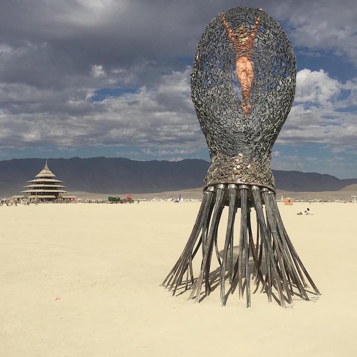 Лучшие снимки и видео людей и инсталляций на Burning Man 2016