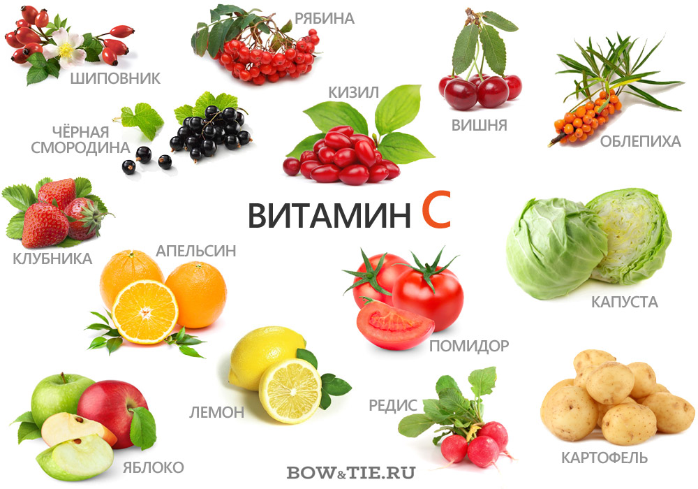 Инфографика Всё о витаминах