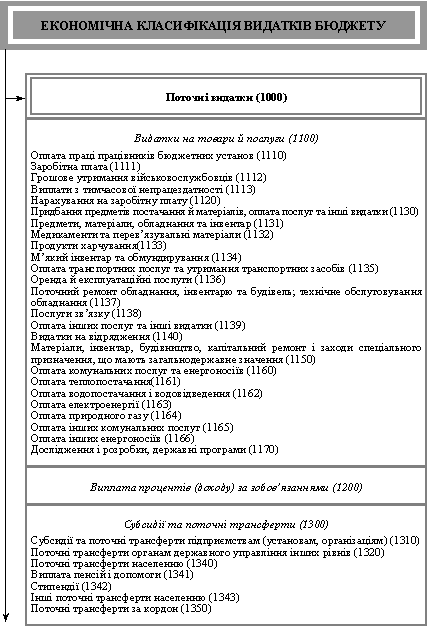 Економічна класифікація видатків бюджету