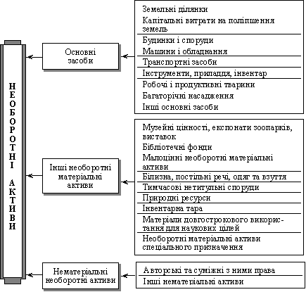 Класифікація необоротних активів бюджетних установ