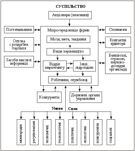 Навколишнє бізнес-середовищета мікросередовище підприємства