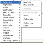 python script python script