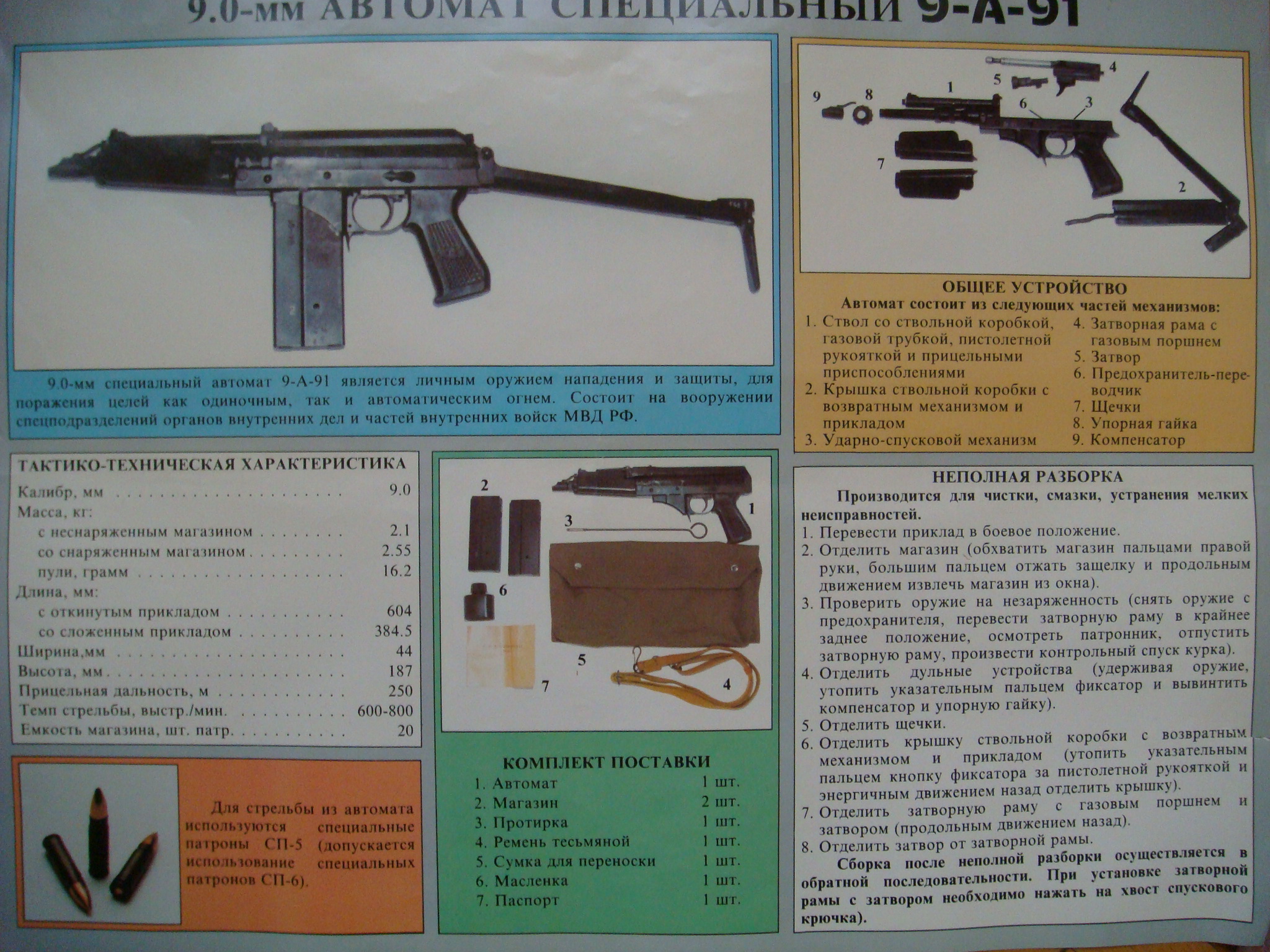 9,0 мм Автомат специальный 9-А-91